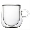 Glass Walled Double Mugs Heat Resistant Tea Milk Lemon Juice Coffee Water Cup