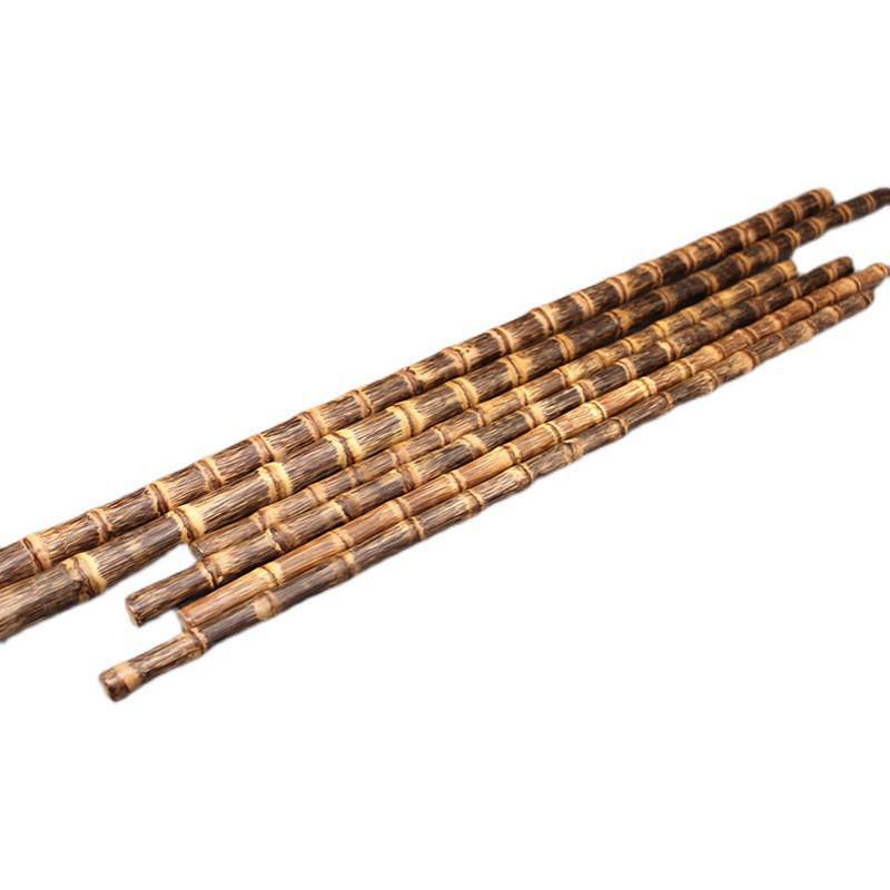 Dragon Blood Golden Thread Solid Bamboo Walking Stick Cane