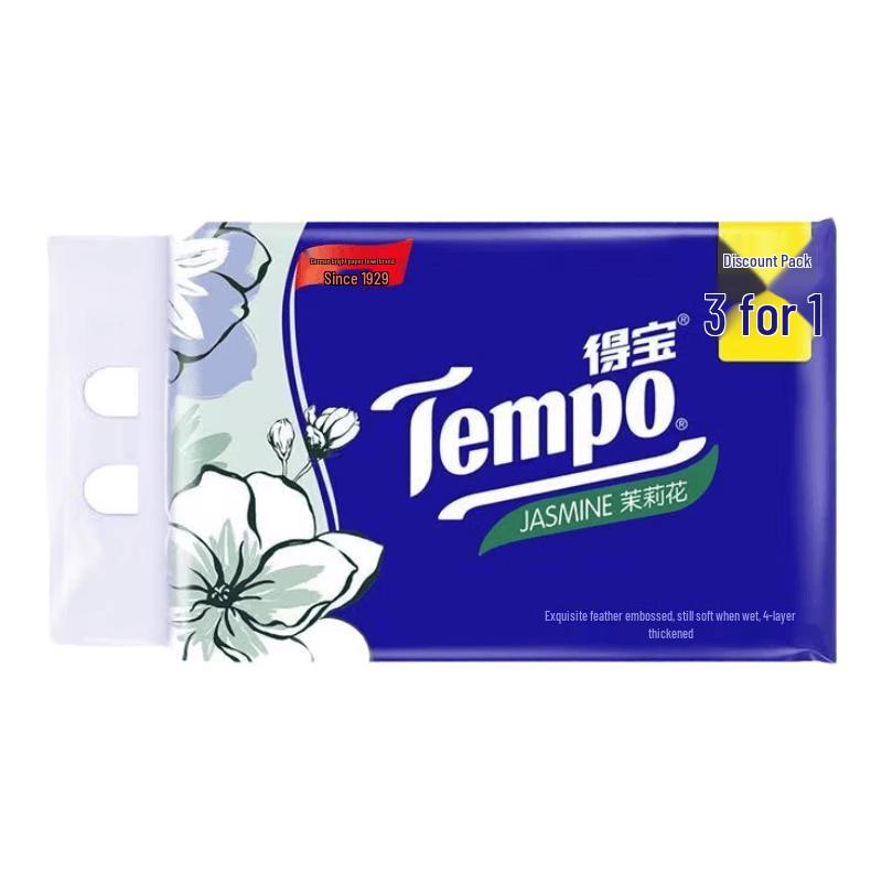 Tempo Jasmine Scented 4-Ply Facial Tissue