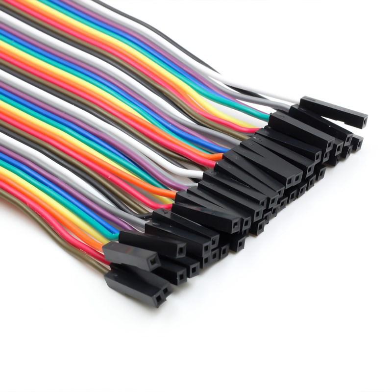 Insulated Multicolored Jumper Wires 15CM 20CM Male To Male Female To Female Male To Female for DIY Electronic Circuit Breadboard Use
