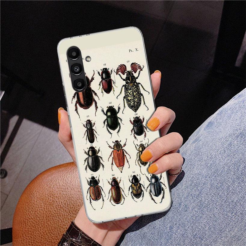 Bugs Bees Scientific Decomposition Phnoe Case for Samsung Galaxy A17 A37 A57 A16 A26 A36 A56 A15 A14 A13 A55 A54 A53 A35 A34 A33