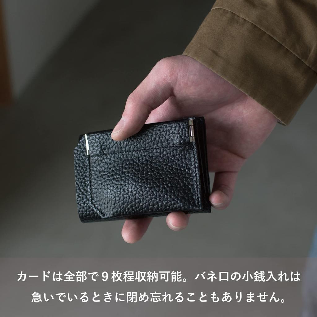 Geldbörse mit gepolstertem Münzfach für Herren und Damen aus echtem Leder der Marke [TAVARAT] [Begrenzter Vorrat, Auslaufmodell] [TAVARAT] Japan, Kompakt,