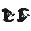1 Pair Black Motorcycle Sissy Bar 65x50x50mm(2.56x1.97x1.97in) Rotary Sissy Bar  for Electra Glide