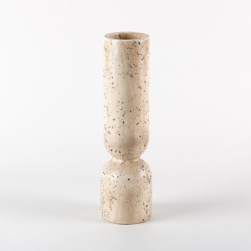 

Ретро Простой Стиль Ваби-саби Имитация Травертина Подсвечник Геометрические Орнаменты Модель Гостиной Гостиная Журнальный Столик Украшения Дома