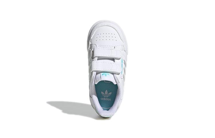 adidas Originals Continental 80 Stripes Comfortable Low Top Skateboard Shoes White Infant And Toddler GZ3262