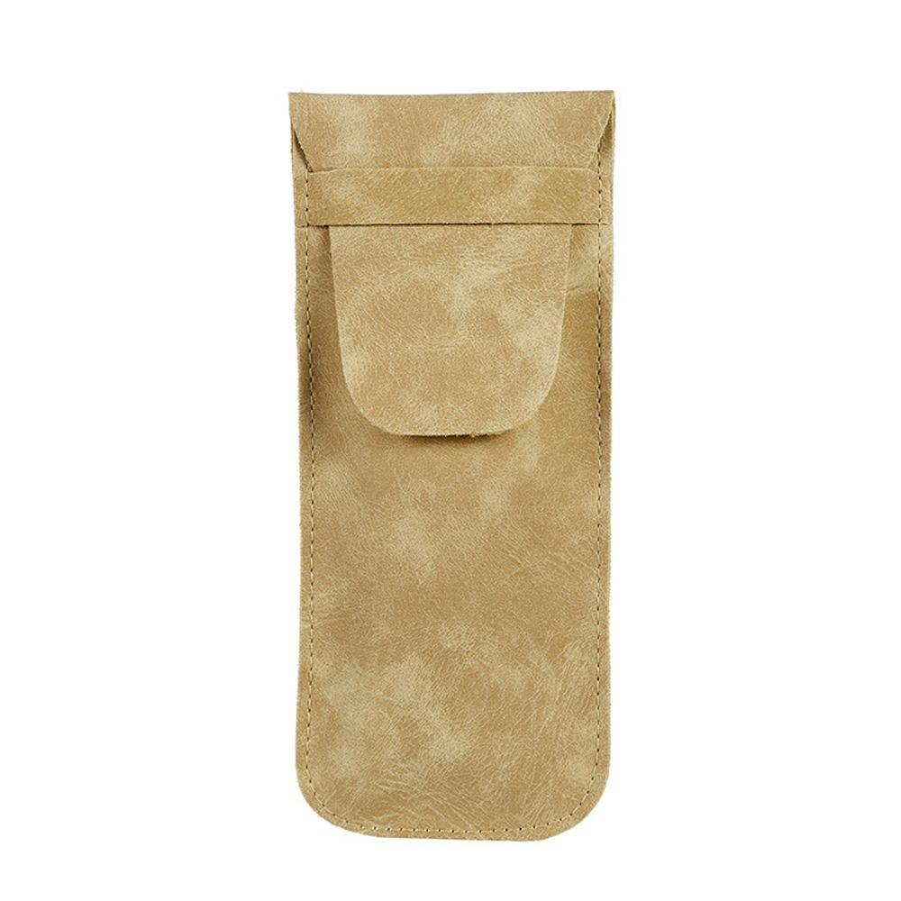 Covered Sunglasses Bag Velvet Lining Eyeglasses Holder PU Leather Glasses Bag  Jewelry Packing