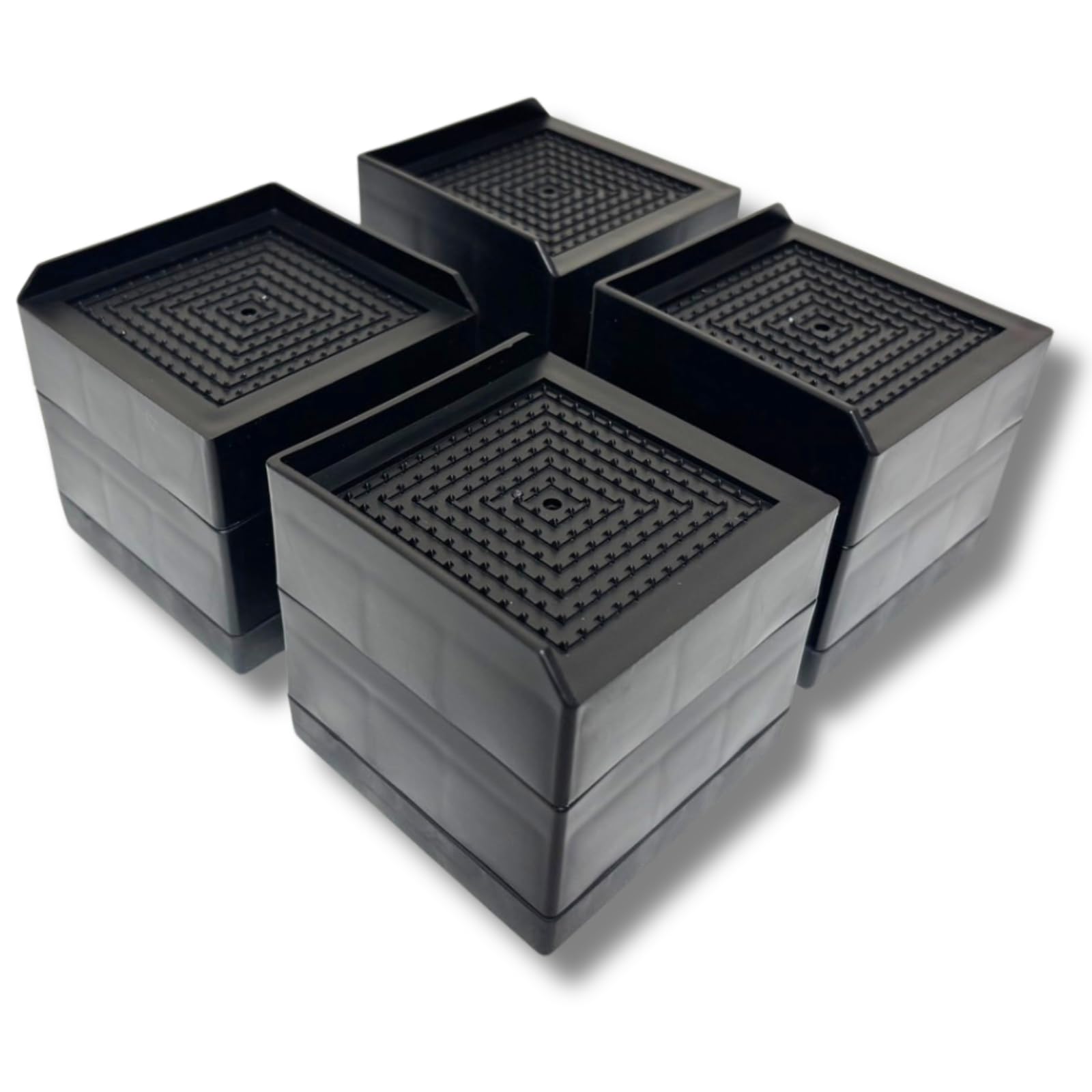 

KURASALE Washing Machine Table Leg Adjustable 2 Up to Table Leg Set Raiser, Raiser, Height, Levels, 7.5cm Lift, Extensions, Kotatsu, Desk, Bed,