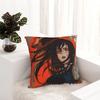 Yoru Chainsaw Man Reze Square Pillow Case Asa Mitaka Cushion Cover Creative Zipper Decor Pillowcover For Sofa 45*45Cm