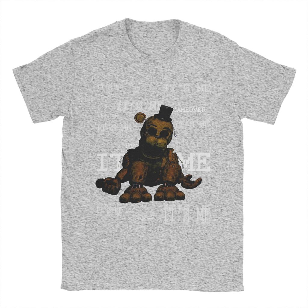 Men ITS ME Golden Freddyed Bonnie Game T Shirt  Cotton Tops Vintage Short Sleeve Round Neck Tee Shirt Graphic Printed TShirt