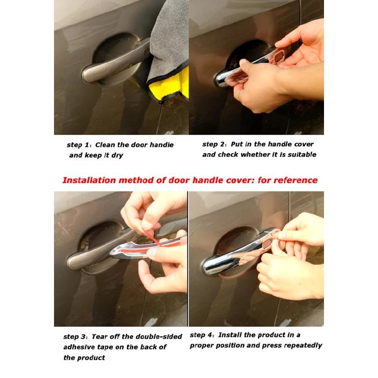 Exterior Accessories Chrome Silver Car Side Door Handle Bowl Cover Trim For Hyundai Elantra Avante I30 Sedan -