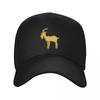 Golden GOAT Baseball Cap Hood Hip Hop Visor Mountaineering Female Mens