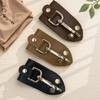 1PC Handmade Keychain Waist Hanging Creative Leather Copper Accessories Leather Belt Leather Circle Practical Belt Outdoor Hook