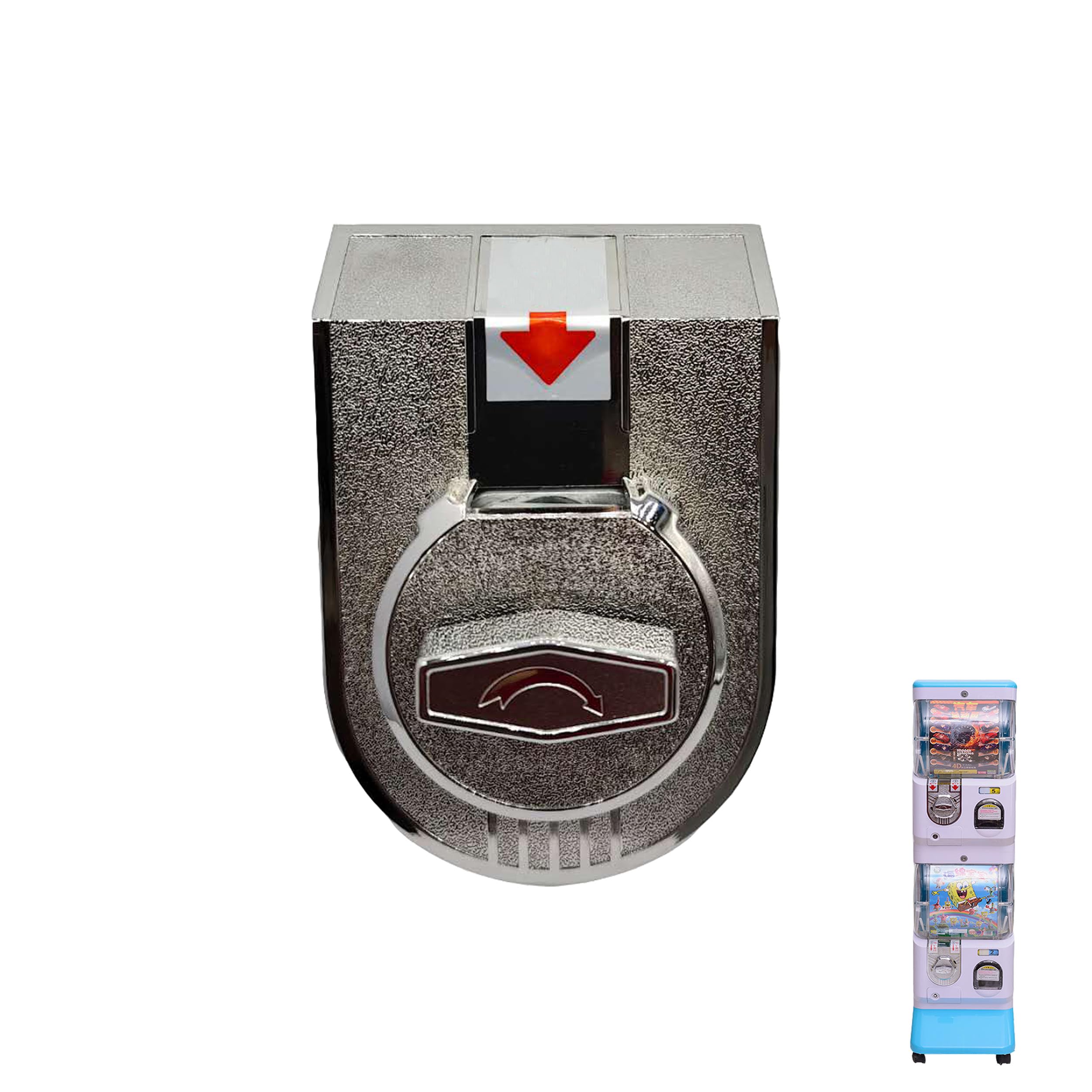 

Kurflo Gachapon монетный блок монета в иенах капсула капсульная игрушка капсула монета 500 иен двухъярусный [500 единиц] автомат, автомат, игрушка, капсула, металл,
