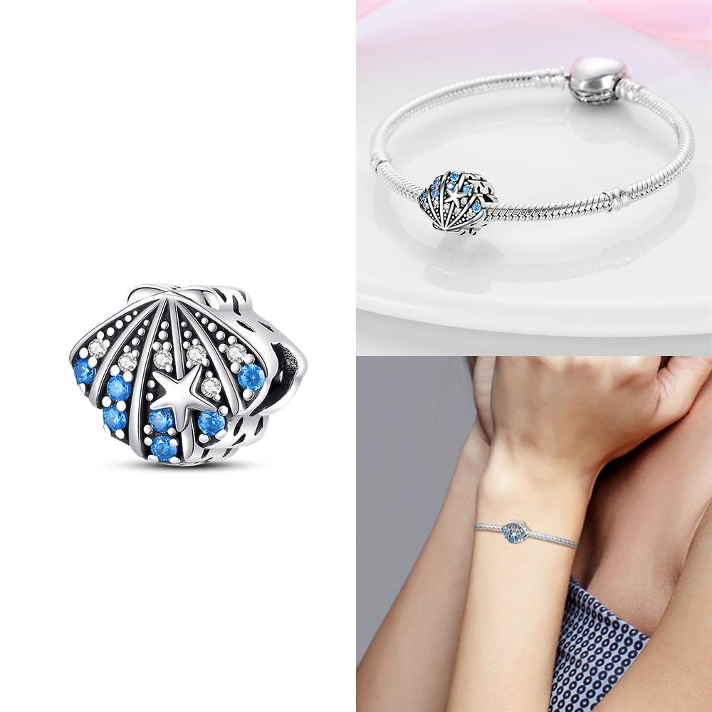 Authentic Murano Blue Turtle Pink Glass Bead Charms Compatible With Bracelets Charm Bead Charms Copper Jewellery Making Diy Anniversary Gift