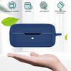 Silicone Earbud Case Bluetooth-compatible Earphone Silicone Protective Cover Anti-Lost Shockproof Earbuds Cover for EarFun Free Pro 3