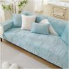 Soft Plush Sofa Mat Cover Non-Slip Couch Cover for Living Room Chaise Lounge Sofa Slipcovers Universal L Shape Corner Sofa Towel