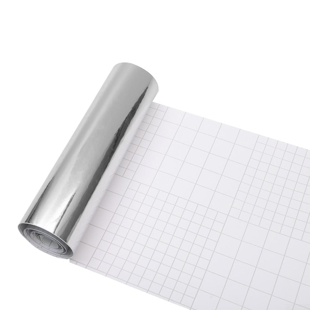 20*152cm Auto Aufkleber Quick release Zubehör Leicht cut Chrom Spiegel