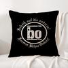 B-Bohse O-Onkelz Cushion Cover Summer Coolness Linen Fabric Double-Sided Printing Pillow Case Sofa Home Decor Gift
