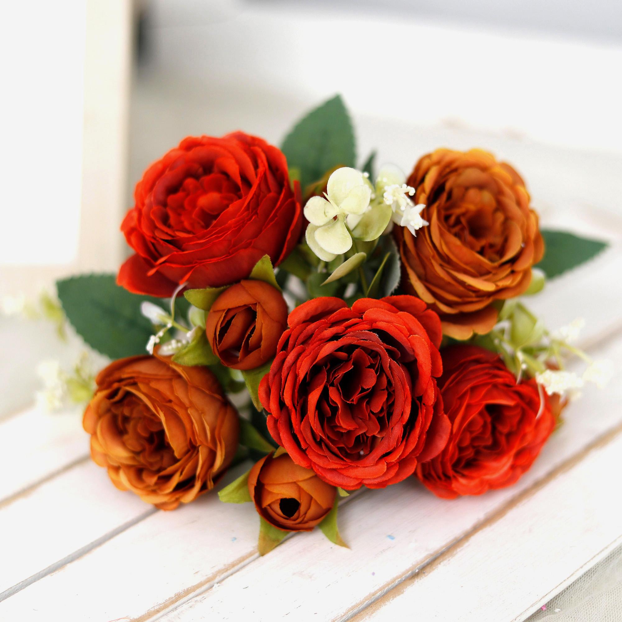 

Новые шелковые пионы розы искусственные цветы гостиная домашний сад вечеринка украшение свадебный букет невесты белые искусственные цветы декор