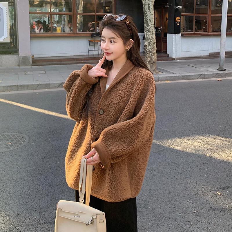 Kaiser Women's Wool Shearling Reversible Coat
