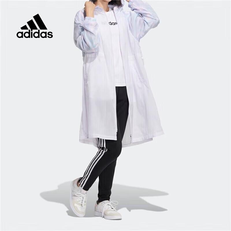 Adidas Quick-Dry Mid-Length Windproof Hooded Jacket 2XL