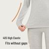 10A Antibacterial Women's Slim Fit Pure Cotton Autumn Innerwear Set - Base Layer, Plus Size