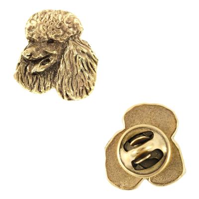 Poodle - Gold-plated Pin Brooch, Elegant Dog Ornament, Unique Pin by Brand