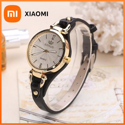 Fashion Ultra-thin Leather Strap Women Quartz Watch Ladies Wristwatches Clock Gift Reloj Mujer