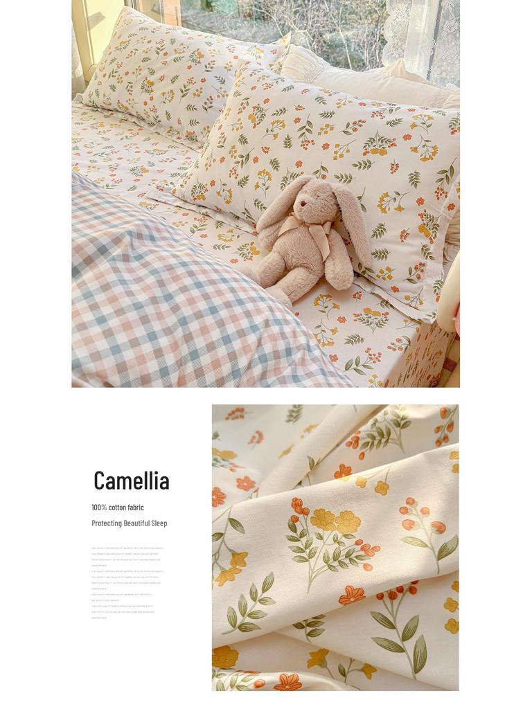 2025 New Style Pure Cotton Pillowcase Set: Simple Twill 48x74 Household Cover (Set of 2)