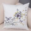 Faith Hope Love Pillowcase Double Print Hummingbird Dandelion Cushion Cover Soft Plush Enjoy Little Things Pillowcase for Sofa