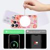 Pink Cartoon Floral Pattern Case For iPhone 17 Pro Max Magnetic For Magsafe Silicone Cover For iPhone 16 Pro Max Funda iPhone 15 14 13 12 11 16E Air