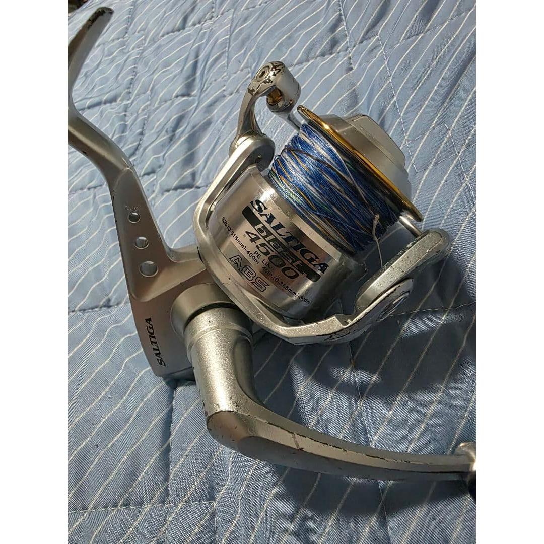 Used Daiwa Saltiga Blast 4500 spinning reel