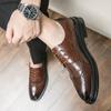 Herren Handgefertigte Luxus Brogue Lederschuhe Business ManagerHerren Karriere Oxfords Schwarz Braun Mode Freizeitschuhe Zapatillas Hombre
