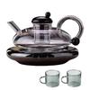 Heat Resistant Clear Glass Teapot with Infuser for Loose Leaf Tea Elegant Home & Office Teaware Affordable Luxury Health Pot
