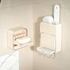Creative Wall-Mounted Bathroom Soap Holder with Lid and Drainage