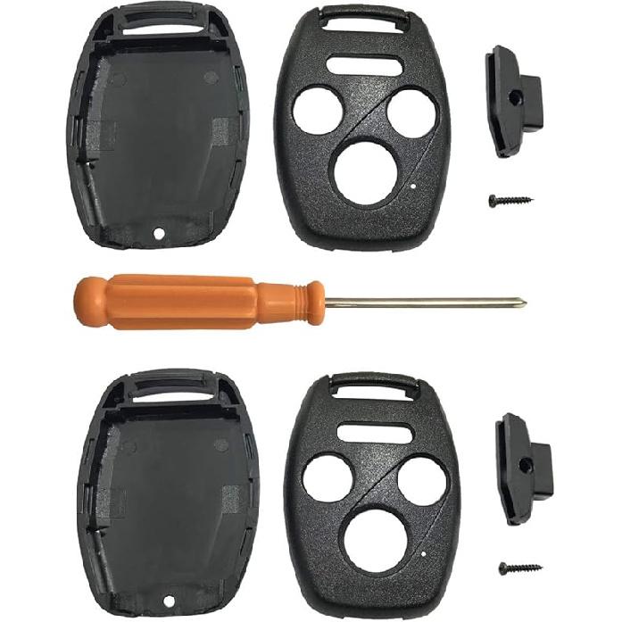Replacement Keyless Entry Key Fob Case Cover Fits for Honda Accord Civic 2003-2012 CR-V 2005 2006 Pilot Hybrid EX EX SE CR-V 2007 2011 Odyssey