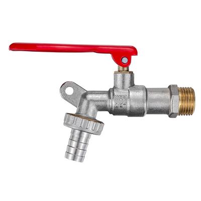 New Garden Hose Faucet with Lock Water Tank Connector Replacement Tools 1/2 Inch Brass Thread Water Tap Lockable Faucet 1 Pcs