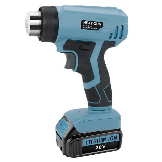 Cordless Lithium Battery Hot Air Gun for Heat Shrink Film, Car Stickers, Grout Sealing - Compatible with Makita, Milwaukee, DeWalt.