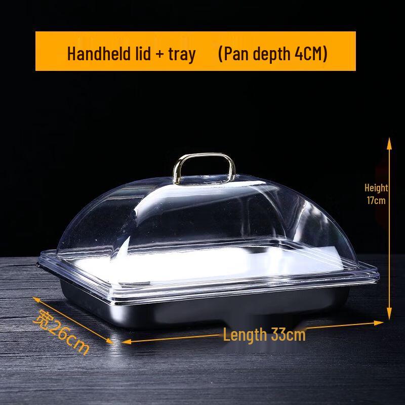 Буфетные гастроемкости из нержавеющей стали с крышками