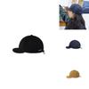 Baseball Cap With Flat Top And Wide Brim For Sunblock And Breathable Summer Style