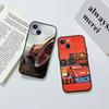 Auta Blesk McQueen Nový Prémiový Obal na Telefon pro iPhone 16 15 14 13 12 Pro Max Plus Mini