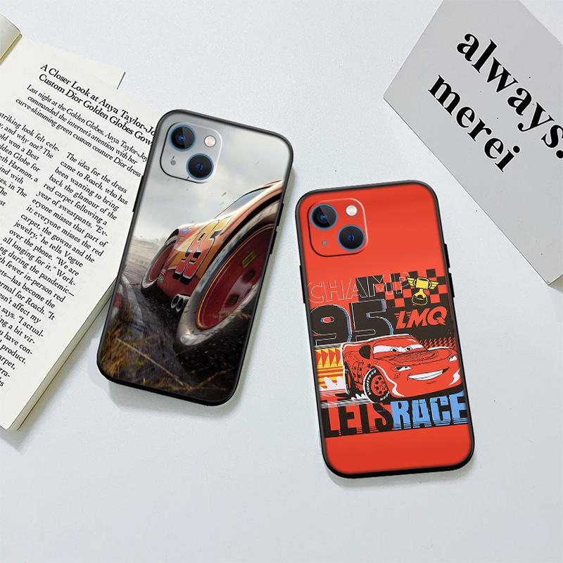 Auta Blesk McQueen Nový Prémiový Obal na Telefon pro iPhone 16 15 14 13 12 Pro Max Plus Mini