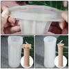 1 Pcs 3D Roman Column Candle Silicone Mould Aromatherapy Candle Plaster Mould Silicone Candle Molds Wax Candle Mold Home Decoration