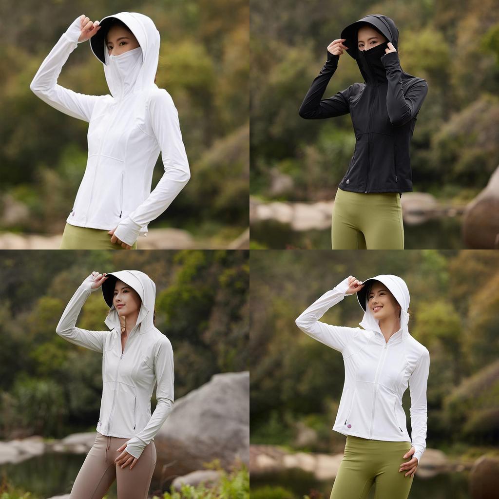 Outdoor Windbreaker For Women With Upf100 Sun Protection And Detachable Brim For Hiking And Travel