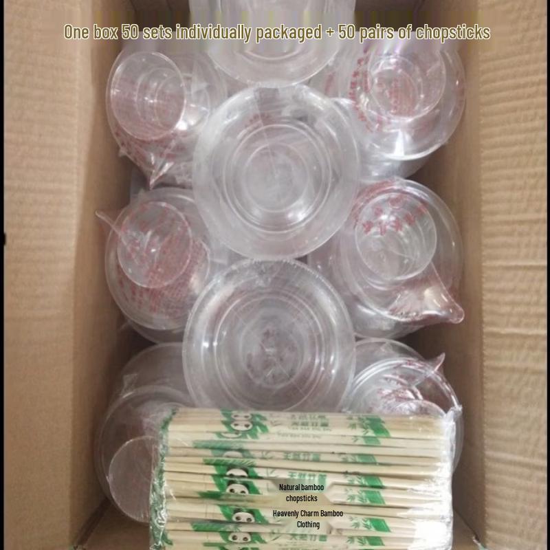 

Disposable Plastic Tableware Set (100-Pack)