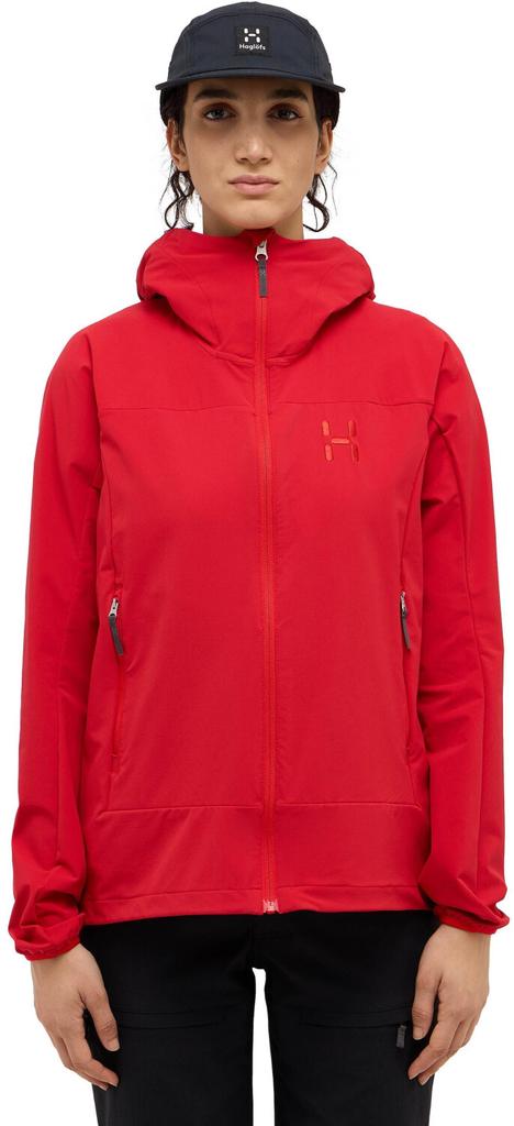 Куртка Haglofs Rosson Softshell Hood ярко-красная