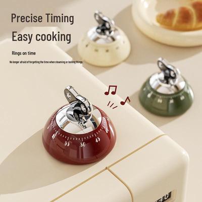 Magnetic Kitchen Timer: Mechanical Countdown for Cooking, Baking, and Study