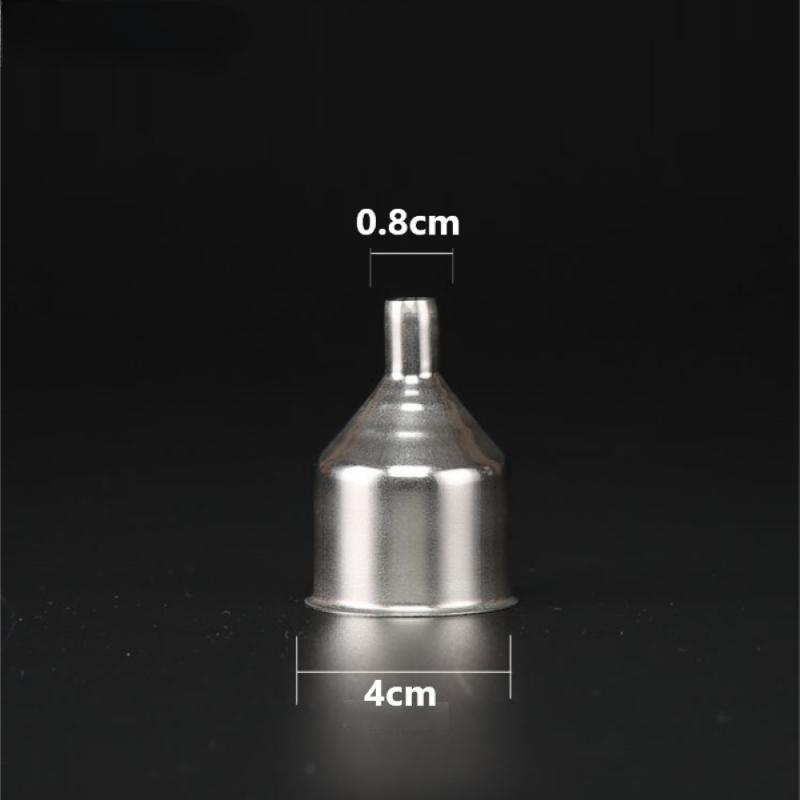 Funnel 2 inch Stainless Steel Portable Mini Small Mouth Funnels Bar Wine Flask Universal Long-mouth Funnel Kitchen Accessory
