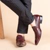 Luxe Heren Formele Schoenen Merk 2025 Nieuwe Heren Loafers Jurk Mocassins Ademend Instapper Leer Rijschoenen Plus Maat 38-48