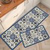 PVC Leather Non-slip Floor Mat, Colorful Carpet, Oil-proof Rug, Long Strip, Home Decoration, American Carpet, Kitchen